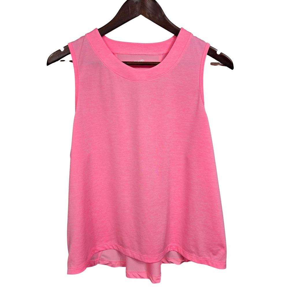 Avia Pink Mesh Back Activewear Tank Top Womens Size Large 12-14
